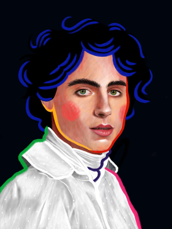 Portrait acteur Timothé_Chalamet